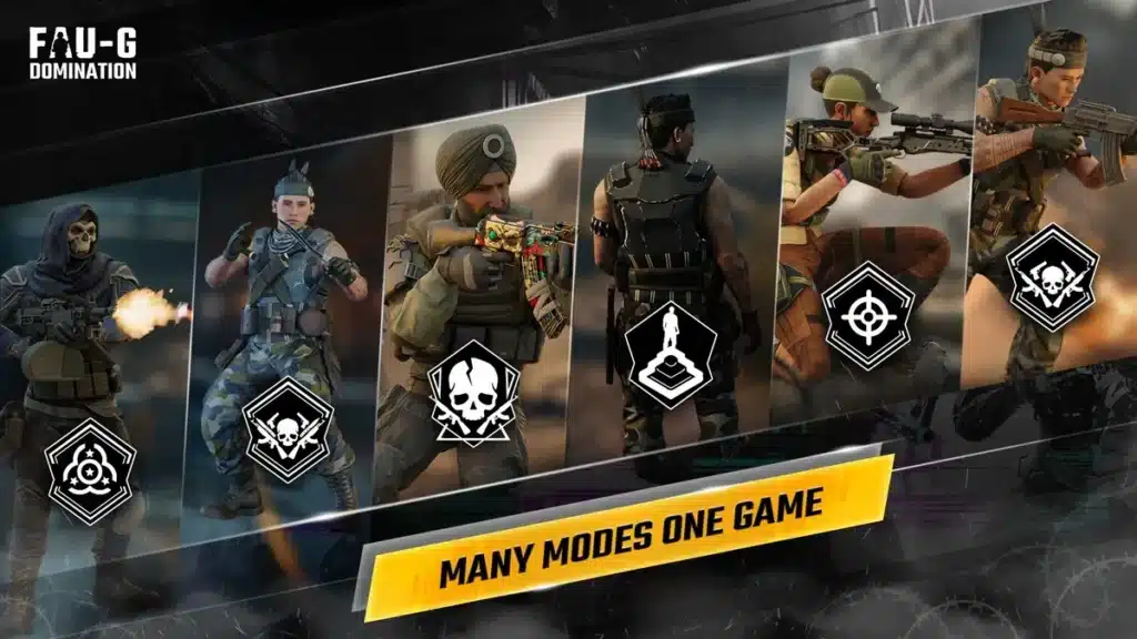 Game Modes in FAUG Domination 